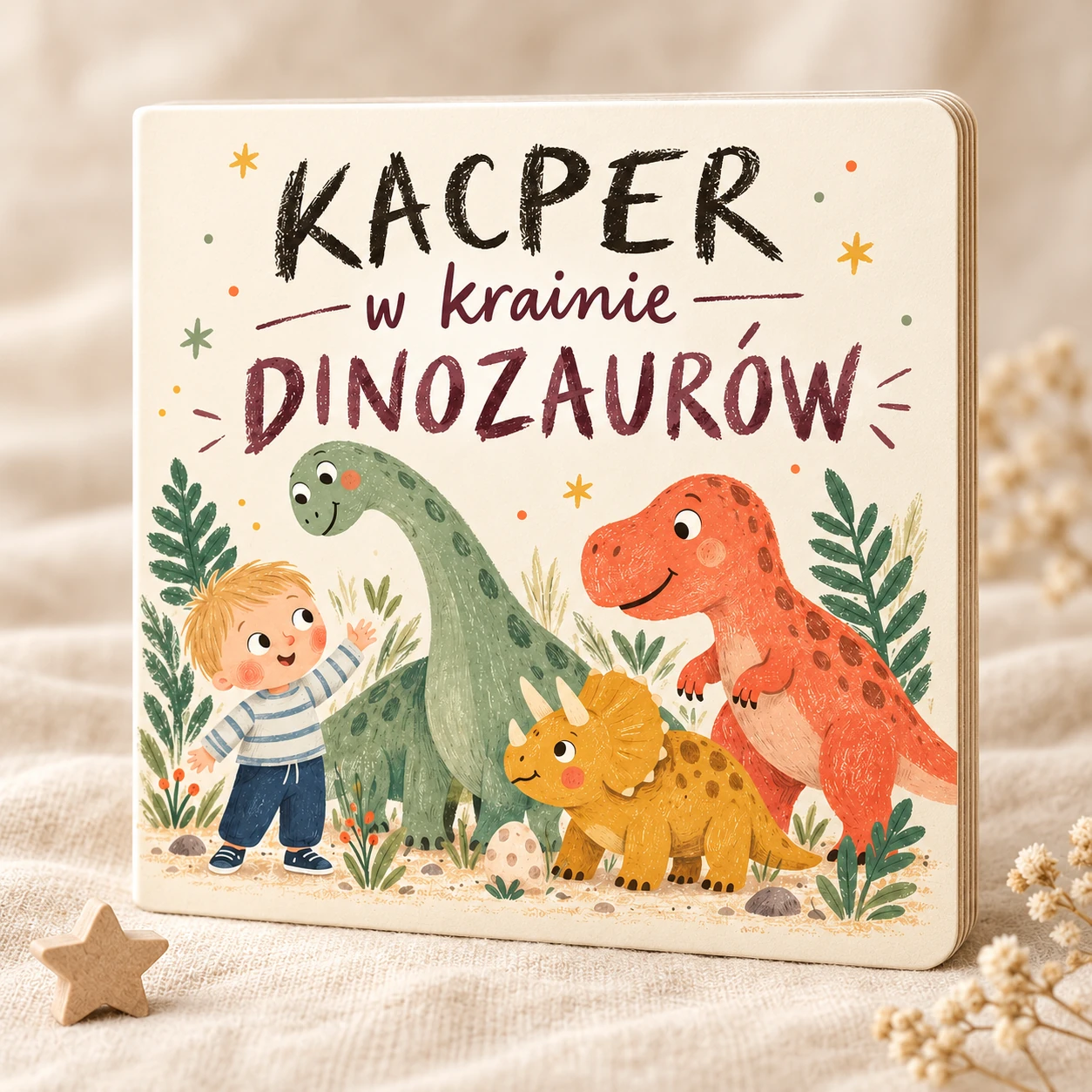Okładka książki: Imię w krainie dinozaurów