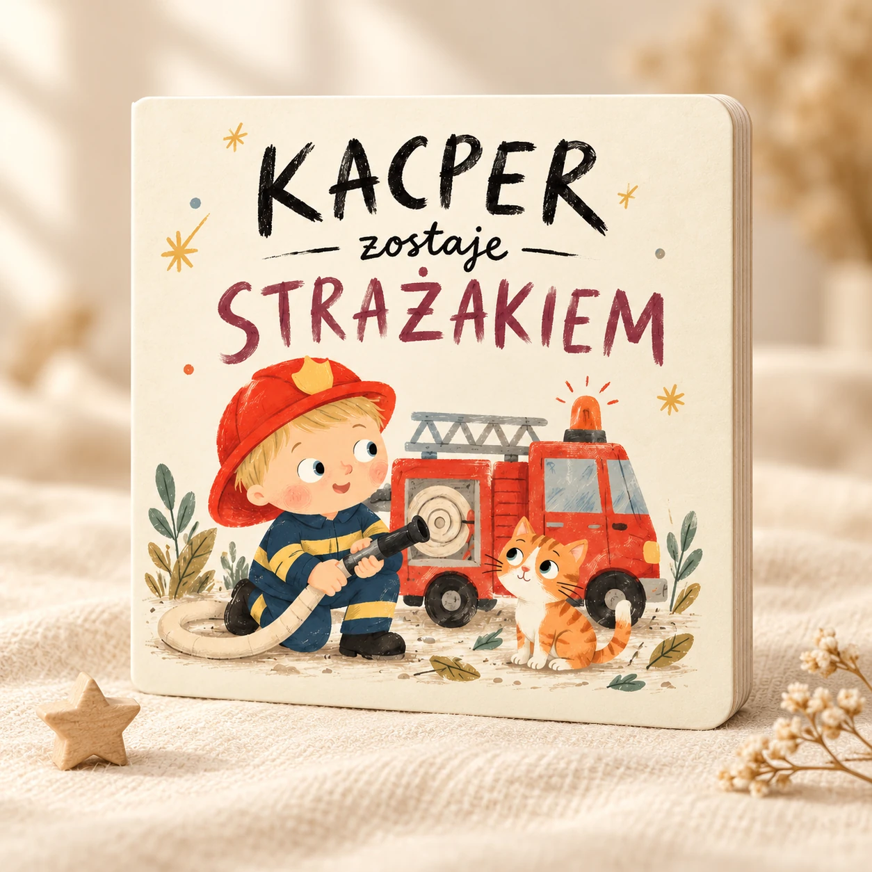 Okładka książki: Imię zostaje strażakiem